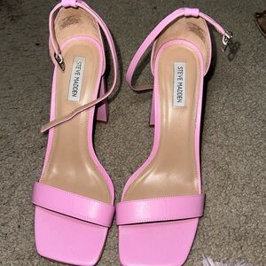 Steven Madden Pink Heels Size 10